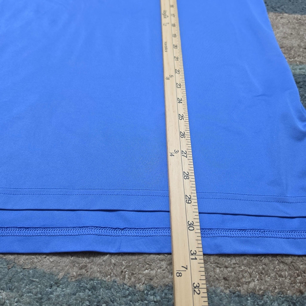 RLX Ralph Lauren Polo M Blue Trump Int Golf Club Performance Shirt - Picture 7 of 9